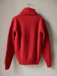 画像2: ELEVENTY(イレブンティ）　ショールカラー　セーター　赤　（秋冬向き） (2)