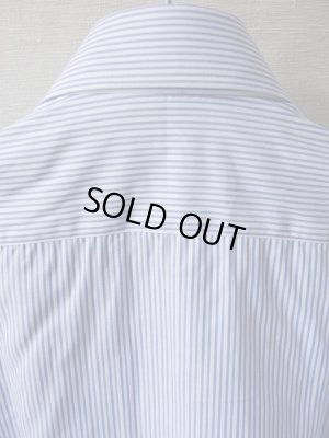 画像6: Laboratorio Napoletano AVINO （ラボラトリオ　ナポレターノ　アビーノ）　ブルー×ホワイトストライプ　　ワイドスプレッド　オールシーズン対応