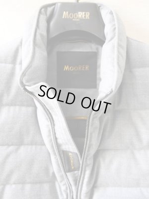 画像3: MOORER (ムーレー）　ダウンベスト　ライトグレー　ロロ・ピアーナ　ウール＆カシミアダウンプルーフ　冬向き
