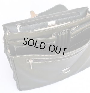 画像8: Dellga（デルガ）ブリーフケース　ダークグリーン