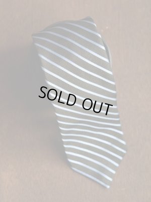 画像4: Angelo Fusco （アンジェロ　フスコ） ダークグリーンxサックス　ストライプタイ　オールシーズン