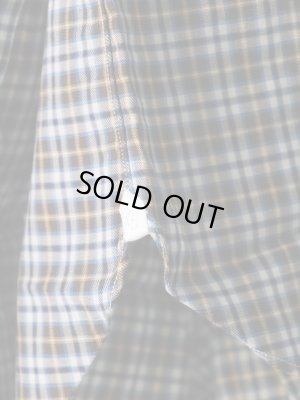 画像7: BORRIELLO (ボリエッロ）　ブラウンxネイビーxイエロー　タータンチェックシャツ