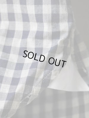 画像8: GUY ROVER(ギローバー）　カッタウェイ　　ギンガム　ライトグレーxネイビー　オールシーズン