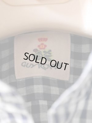 画像9: GUY ROVER(ギローバー）　カッタウェイ　　ギンガム　ライトグレーxネイビー　オールシーズン