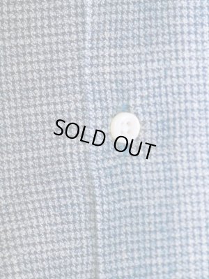 画像6: GUY ROVER(ギローバー）　ワイドスプレッド　ハウンドトゥース　サックスxネイビー　秋冬向き