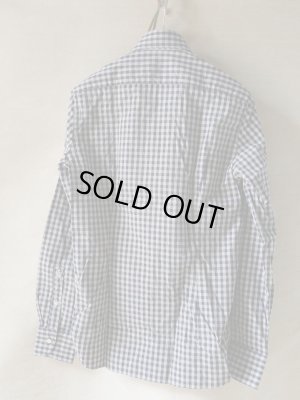 画像2: GUY ROVER(ギローバー）　カッタウェイ　　ギンガム　ライトグレーxネイビー　オールシーズン