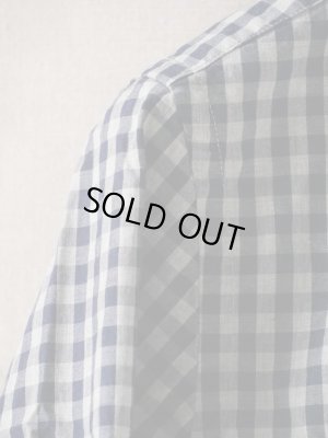 画像5: GUY ROVER(ギローバー）　カッタウェイ　　ギンガム　ライトグレーxネイビー　オールシーズン