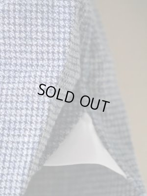 画像8: GUY ROVER(ギローバー）　ワイドスプレッド　ハウンドトゥース　サックスxネイビー　秋冬向き