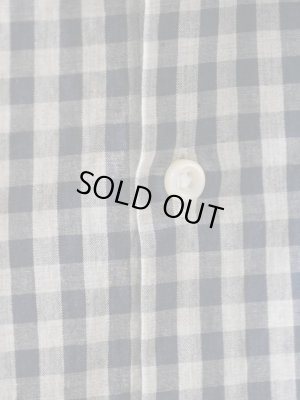 画像6: GUY ROVER(ギローバー）　カッタウェイ　　ギンガム　ライトグレーxネイビー　オールシーズン