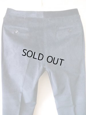 画像6: ROTA（ロタ/ロータ）　ネイビーコーデュロイ　コットンストレッチ　１プリーツ　ベルトレス仕様　秋冬向き