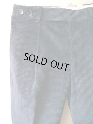 画像5: ROTA（ロタ/ロータ）　ネイビーコーデュロイ　コットンストレッチ　１プリーツ　ベルトレス仕様　秋冬向き