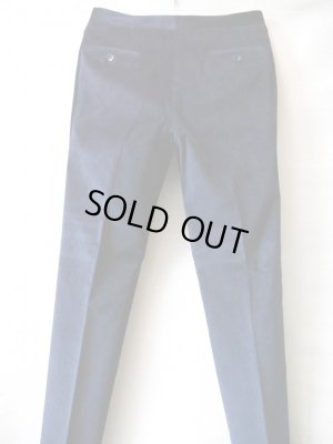 画像4: ROTA（ロタ/ロータ）　ネイビーコーデュロイ　コットンストレッチ　１プリーツ　ベルトレス仕様　秋冬向き