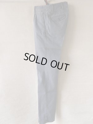 画像5: PIATTO（ピアット）　”ストリート”　１プリーツ　コットンリネン　ブルーグレー　春夏向き