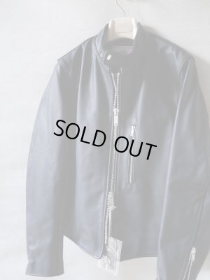 画像10: JAMES GROSE (ジェームス　グロース／ジェームス　グロス）　シングルライダース　”レーシング”　ブラック　カウハイドレザー