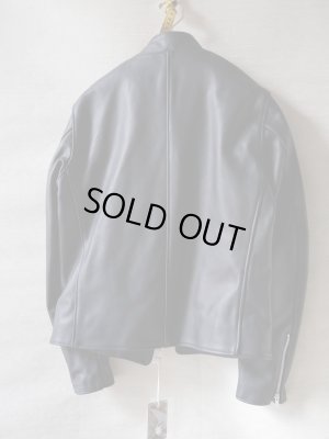 画像3: JAMES GROSE (ジェームス　グロース／ジェームス　グロス）　シングルライダース　”レーシング”　ブラック　カウハイドレザー