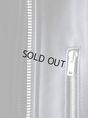 画像4: JAMES GROSE (ジェームス　グロース／ジェームス　グロス）　シングルライダース　”レーシング”　ブラック　カウハイドレザー