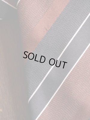 画像5: Atto Vannucci (アットヴァンヌッチ) レジメンタル　ブラウンxブラック　セッテピエゲ　オールシーズン