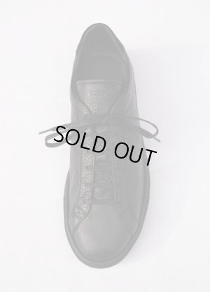 画像3: C.QP (シーキューピー)　レザースニーカー　ブラック・スタンプレザー