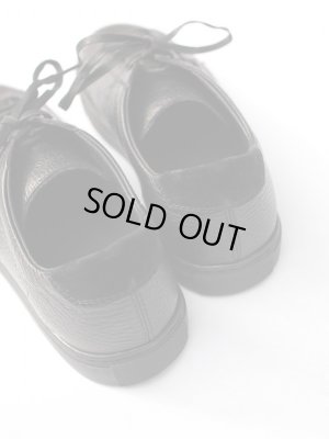 画像5: C.QP (シーキューピー)　レザースニーカー　ブラック・スタンプレザー