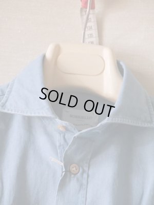 画像3: BORRIELLO （ボリエッロ）　インディゴ シャツ　ライトトーン