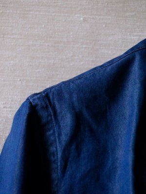 画像5: BORRIELLO （ボリエッロ）　インディゴ シャツ　ダークトーン