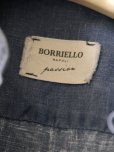 画像3: BORRIELLO （ボリエッロ）　　コットン＆リネン　　カプリシャツ　　ブルー (3)