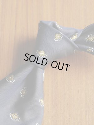 画像4: Atto Vannucci (アットヴァンヌッチ) ネイビー　ジャカード　小紋柄　オールシーズン