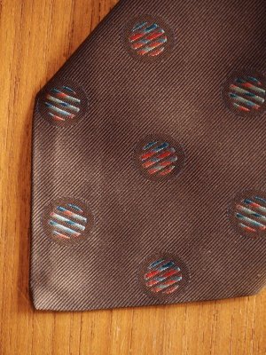 画像5: Atto Vannucci (アットヴァンヌッチ) ブラウン　ジャカード　ドット柄　オールシーズン