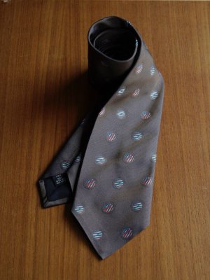 画像3: Atto Vannucci (アットヴァンヌッチ) ブラウン　ジャカード　ドット柄　オールシーズン