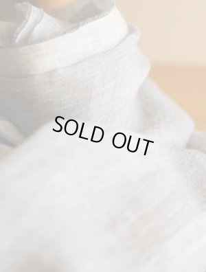 画像4: ROSI (ローズィ)　リネン　ストール　グレー　春夏向き