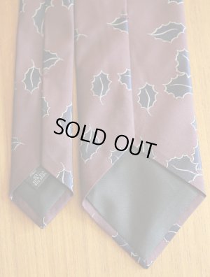 画像3: Atto Vannucci (アットヴァンヌッチ)　　シルク　エンジ　モチーフ柄　ジャガード　オールシーズン