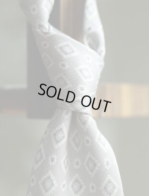 画像5: Atto Vannucci (アットヴァンヌッチ)　　シルク　シルバーグレー　小紋　オールシーズン