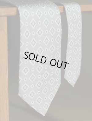 画像4: Atto Vannucci (アットヴァンヌッチ)　　シルク　シルバーグレー　小紋　オールシーズン