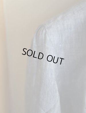 画像4: Enzo Pisano （エンツォ ピサノ） ブルー リネンシャツ　春夏用