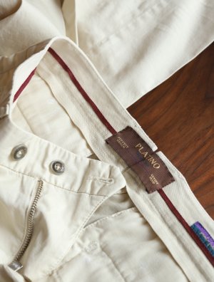 画像7: TELERIA ZED （テレリア ゼッド）　コットン　ストレッチ　ベージュ　パンツ　春夏向け