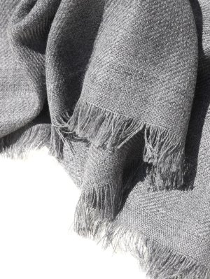 画像2: ROSI (ローズィ)　ウール　ストール　グレー　秋冬