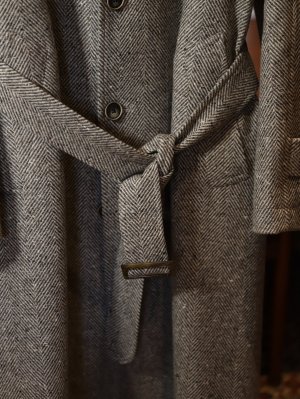 画像10: COL ORIGINAL Bal Collar Raglan Coat   コルウ オリジナル バルカラー ラグラン コート　グレージュ　ヘリンボーン　秋冬　