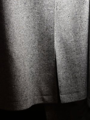 画像12: COL ORIGINAL Bal Collar Raglan Coat   コルウ オリジナル バルカラー ラグラン コート　グレージュ　ヘリンボーン　秋冬　