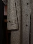 画像4: COL ORIGINAL Bal Collar Raglan Coat   コルウ オリジナル バルカラー ラグラン コート　グレージュ　ヘリンボーン　秋冬　 (4)