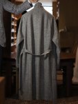 画像3: COL ORIGINAL Bal Collar Raglan Coat   コルウ オリジナル バルカラー ラグラン コート　グレージュ　ヘリンボーン　秋冬　 (3)