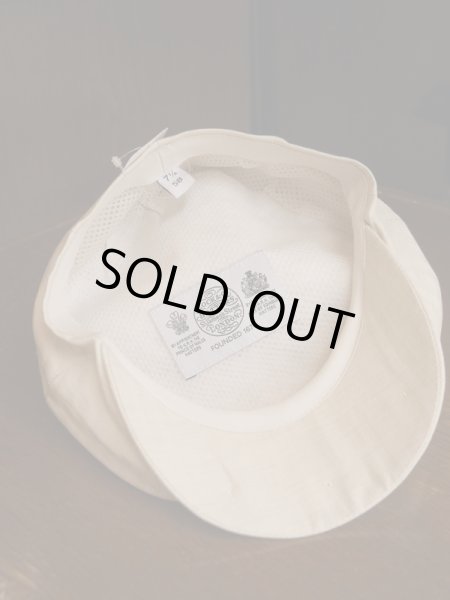 画像3: JamesLock （ジェームスロック）　キャスケット　コットン＆リネン　生成 (3)