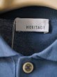 画像3: HERITAGE(ヘリテージ）　ポロシャツ　ロングスリーブ　ブルー　春夏向き (3)