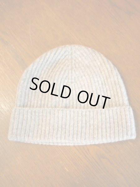 画像3: Johnstons（ジョンストンズ）カシミア　ニットキャップ　ブラック　・　グレー　秋冬向き (3)