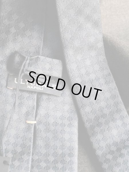 画像4: Ulturale （ウルトラーレ）ネクタイ　　 ネイビー　一松ジャカード　オールシーズン対応 (4)